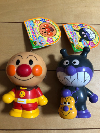 新品　大集合！ほかほか　ピープー　シリーズ　アンパンマン　バイキンマン　セット　バンダイ