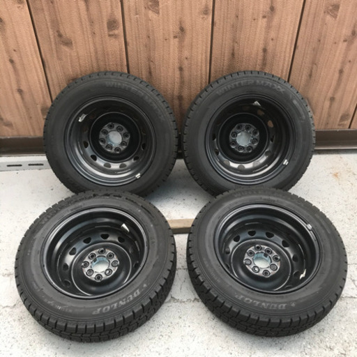 JECT スチールホイール　てっちん14×5j 4穴　マルチ DUNLOP WINTER MAXX 165/70R14 4本セット