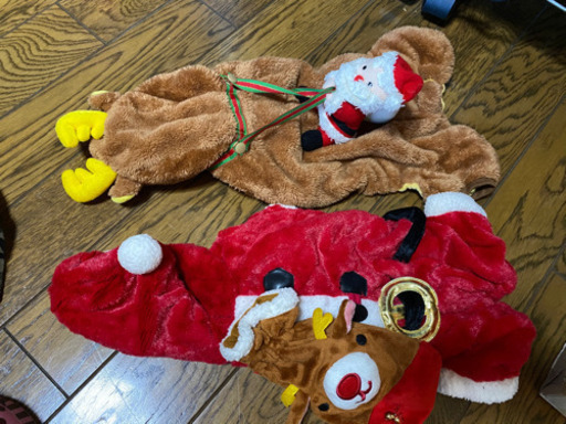ペット用品　犬　ペット服　クリスマスコスプレ犬　爪切り　餌入れなど一式　