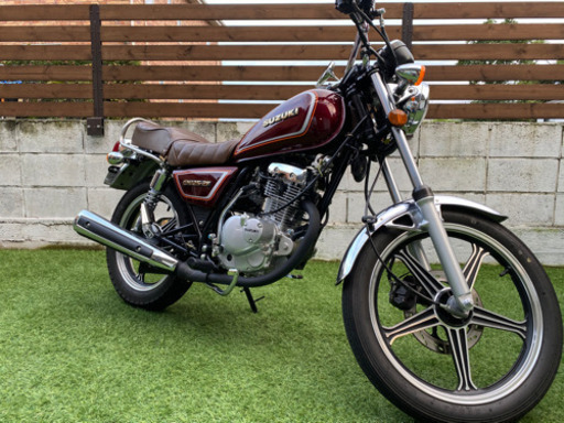 最終値下げ gn1252f   状態良 交換可能 125cc バイク スズキ  低走行 1000キロ前半
