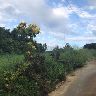 間口広々、国道沿い売地 − 沖縄県