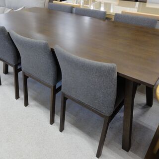 『お値下げ中』　名古屋熱田区　木製テーブル付チャイルドチェア ダイニングテーブル 5点セット NA 天然木 テーブル／チェア×4