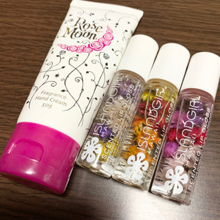 バンドクリームとリップグロス3本セット