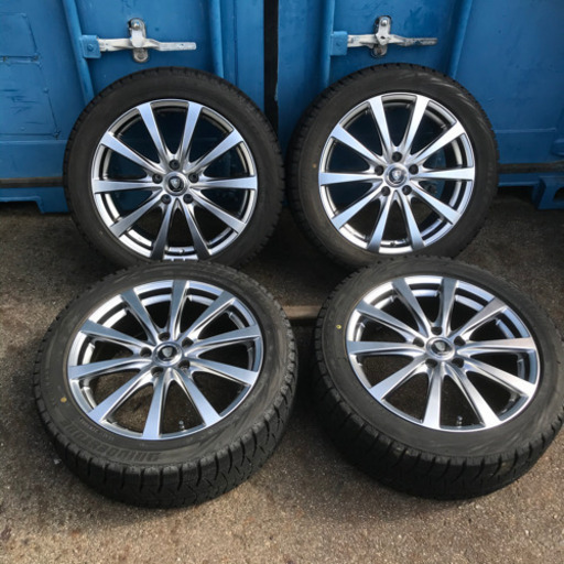 MANARAYSPORT EUROSPEED 18×7j 5穴　BRIDGESTONE BLIZZAK 245/45R18 225/50R18 M+S 4本セット