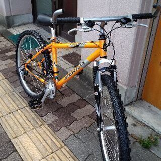 MÉRIDA SPANOVA(K) 26吋 Fサス付きMTBバイク クロモリ/21speed/オレンジ