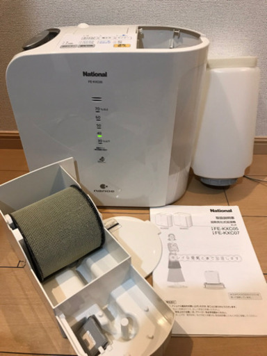 パナソニック ハイブリッド式加湿器 ホワイト FE-KXC05-W 【07年製】