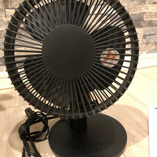 【お取引き予定】美品　無印良品　コンパクト扇風機の画像