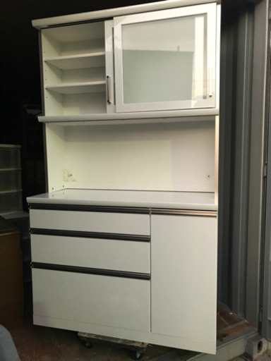 【お買取品★美品】創愛ファニチュア キッチンボード　白