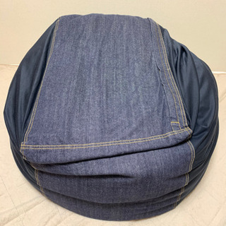 無印良品　体にフィットするソファ・綿デニムネイビー・セット