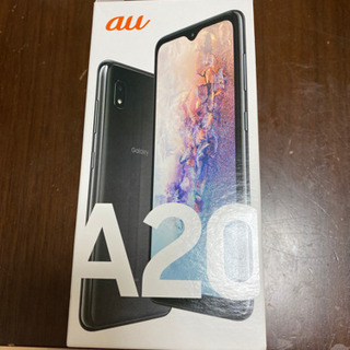 galaxyA20 ブラック　32GB au
