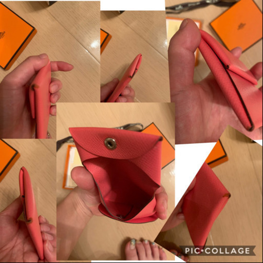 HERMES エルメス バスティア ローズアザレ ケース Hermes