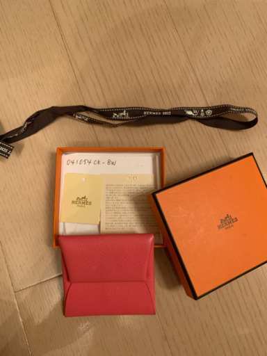 HERMES エルメス バスティア ローズアザレ コインケース Hermes