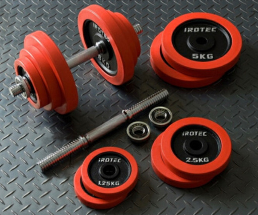再投稿　アイロテック　ダンベル　２０キロ×2
