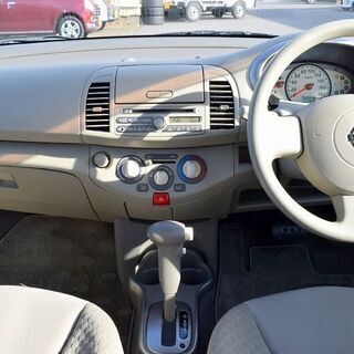 AK12 日産 後期型マーチ　車検令和3年7月30日迄　エンジンスターター　ドアバイザー　スマートキー　タイミングチェーン　寒冷地仕様車　北海道/旭川　１００,０００円！！の画像