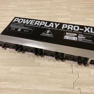 【交渉中】(ジャンク) ヘッドホンアンプ BEHRINGER P...