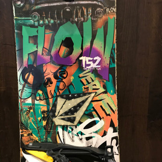 お値下げ スノーボード FLOW VERVE 2012-13 バインディングセット 152センチの画像