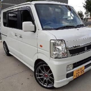 エブリィワゴン　ターボ　車検3年10月  WORK16インチ
