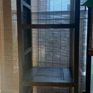 【アジアン家具】無垢材、バンブー、本棚、テレビボード