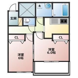 【小矢部市2K】🌟新生活応援🌟初期費用ぜーんぶ０円！家賃お値下げ...