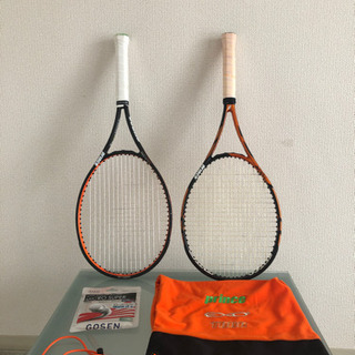 【破格値段！！】ラケット２本＋ガット１張