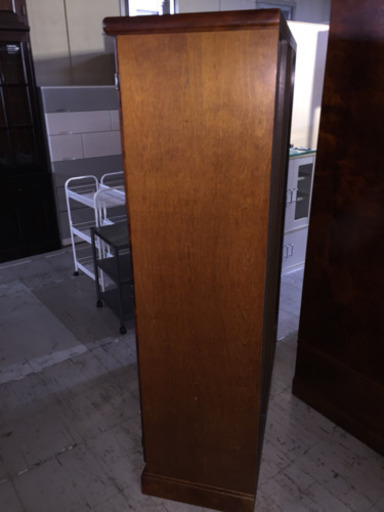 JF01119 長谷川家具 ガラス扉キャビネット