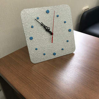 DIY 置き時計　鉄の画像
