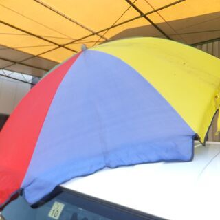 ビーチ キャンプ アウトドア レジャー 用品 日除け 傘 パラソル 大きめ サイズ 無料の画像