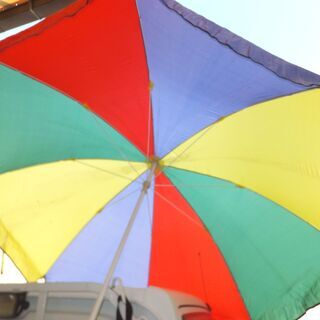 ビーチ キャンプ アウトドア レジャー 用品 日除け 傘 パラソル 大きめ サイズ 無料の画像