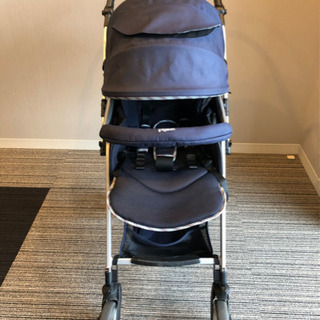 ピジョン ベビーカー フィーノ ネイビー