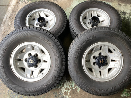 トヨタ　ランクルプラド純正　スタッドレスタイヤ　アルミホイール4本セット