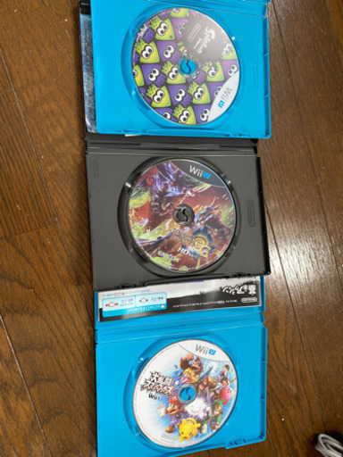 WiiU本体＋ソフト3本【値引きしました】譲渡者決定いたしました。