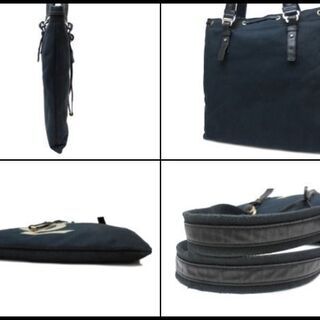 YSL イヴ サンローラン カハラ トートバッグ ショルダーバッグ 黒 金の画像