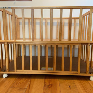 カトージ　KATOJI ベビーベッド　＋ベビー布団の画像