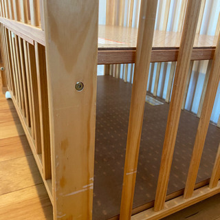 カトージ　KATOJI ベビーベッド　＋ベビー布団の画像