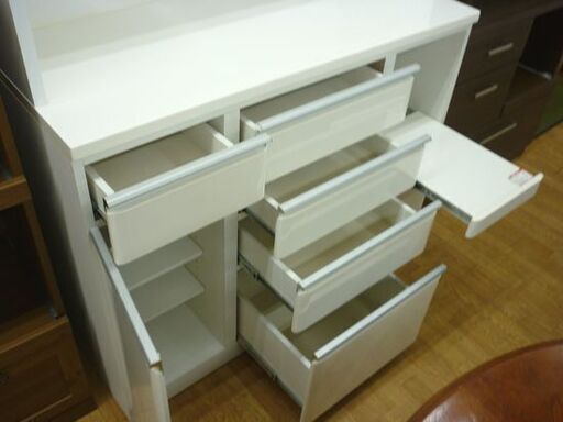 レンジボード 家電ボード 幅1200×奥行500×高さ2005mm キッチンボード 食器棚 キッチン収納 札幌 西岡店