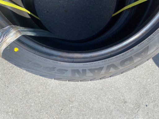 【新品未使用】ヨコハマタイヤ　ADVAN SPORT 265/40ZR20 4本セット