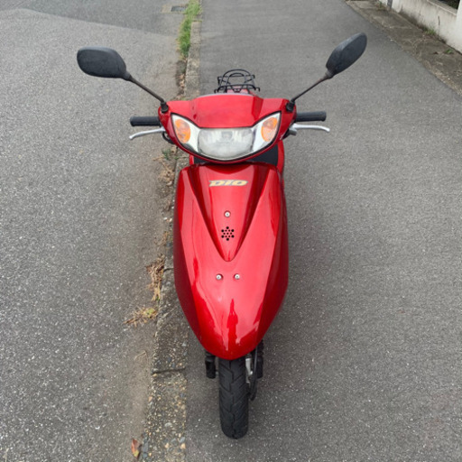 【軽整備済み】ホンダディオAF62 Dio キャンディレッド　サイドスタンド付き　原付スクーター 通勤通学にオススメ！乗り出し価格！現状売買