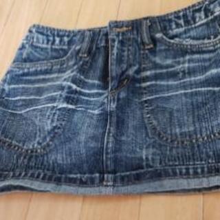 デニム　ミニスカート  Von Dutch 