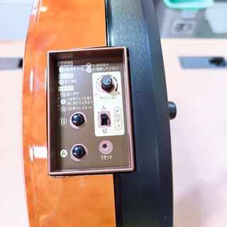 【愛品館市原店】セイコー クロック 掛け時計 電波 アナログ からくり 6曲 メロディ 茶 マーブル 模様 RE559H SEIKOの画像