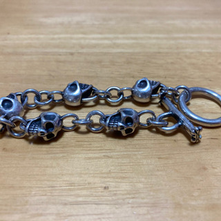 A &G スカルブレスレットの画像