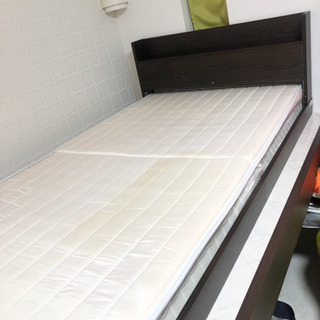 シングルローベット ベッドマット付き！