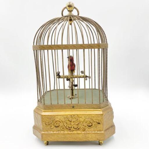 【売約済み】1950-60年代 西ドイツ シンギングバード オルゴール ビンテージ アンティーク 1950s 1960s Germany singing bird Music box 検 REUGE リュージュ エシュレ ボンタン \nバードボックス ピエール ジャケ ドロー
