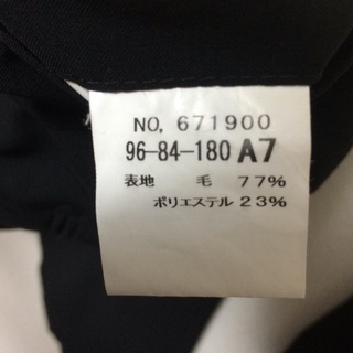 礼服セットアップ　メンズ｜96-84-180｜ウエストサイズ33の画像