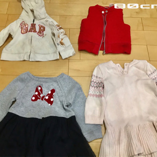 👚👗女の子用洋服80cmお譲りします-③😆⤴️🎶