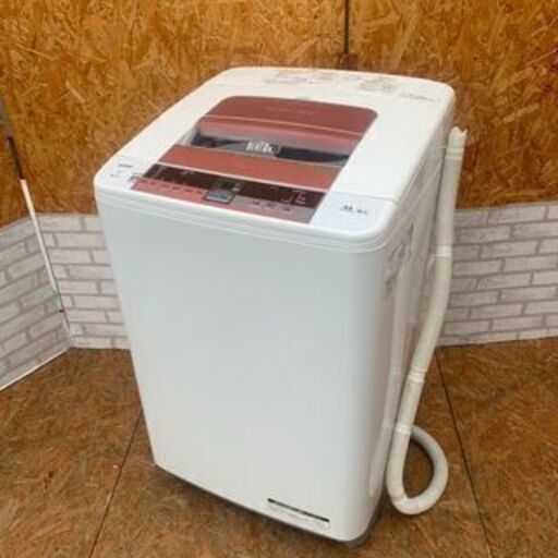 1-111 美品!! 大容量!!☆国内メーカー洗濯機7.0kgピンク☆配送\u0026価格相談可！