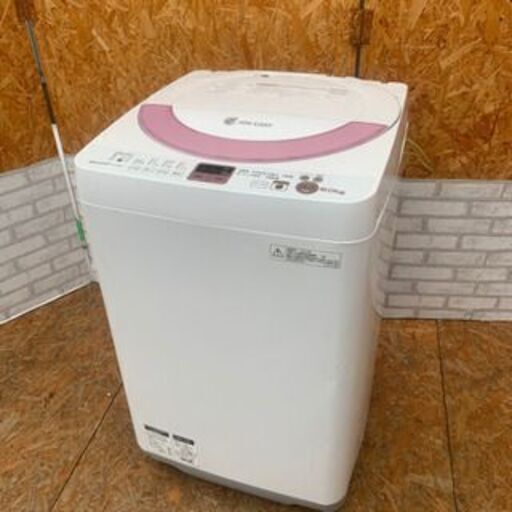 1-112 美品!!☆国内メーカー洗濯機6.0kgピンク☆ 配送\u0026価格相談可！