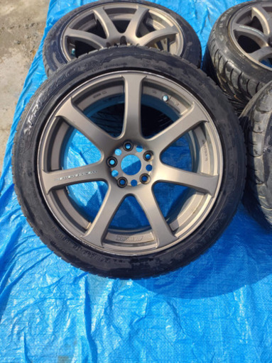 Work emotion XT7 ホイールタイヤ4本セット 18インチ
