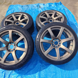 Work emotion XT7 ホイールタイヤ4本セット 18インチ