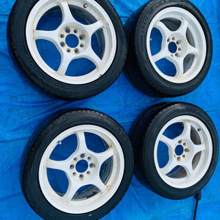 A-TECH monoblock ホイールタイヤ4本セット 15...