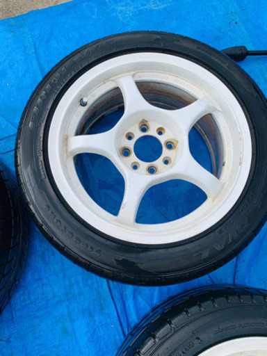 A-TECH monoblock ホイールタイヤ4本セット 15インチ 